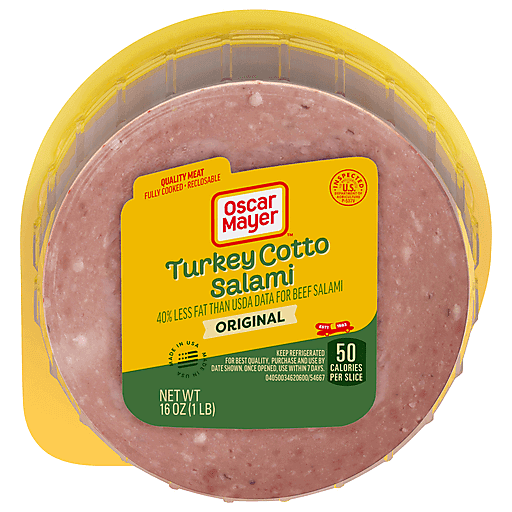 Oscar Mayer Turkey Cotto Salami, Original 16 Oz